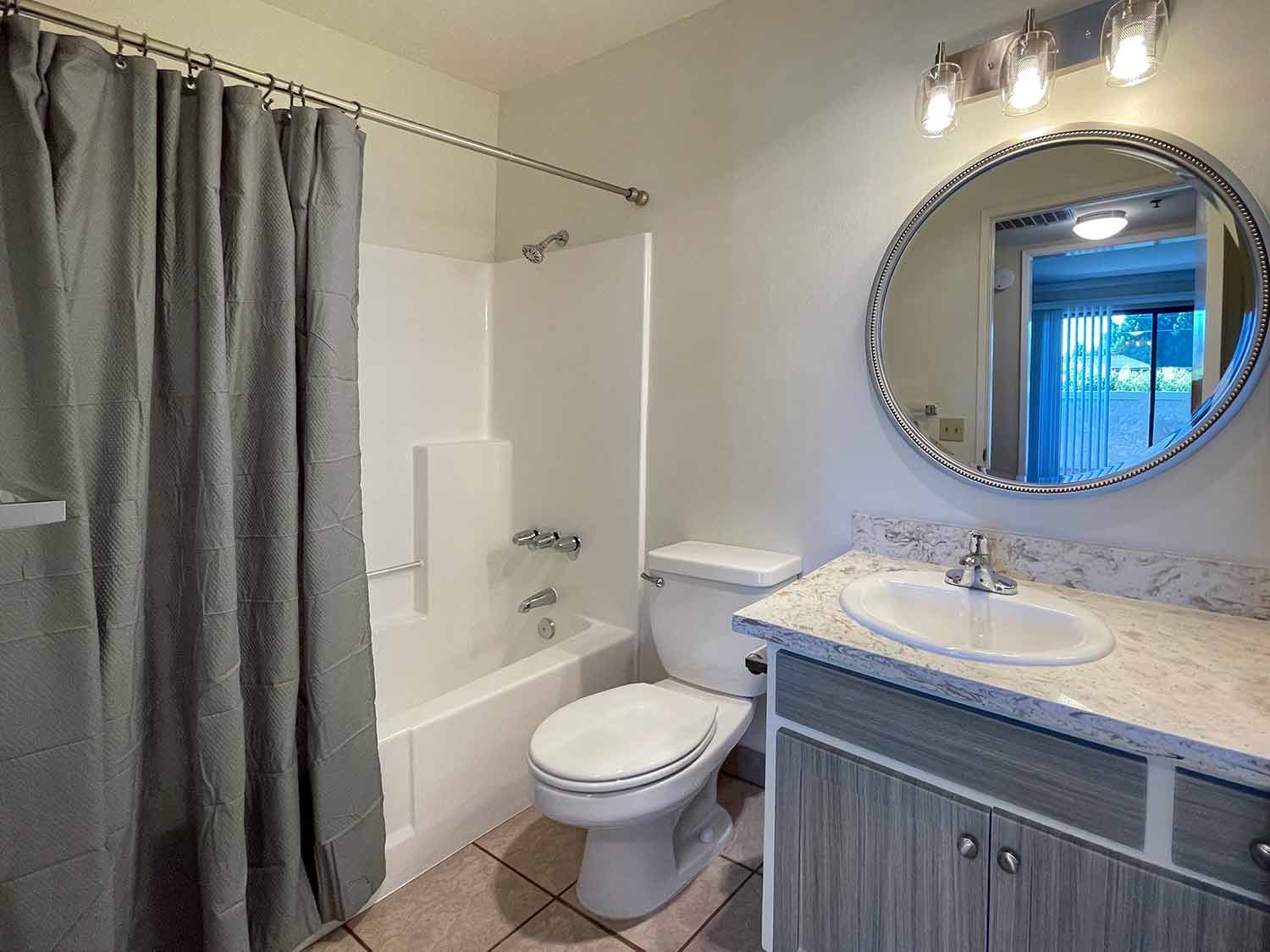  Coordinated second bathroom with modern finishes 