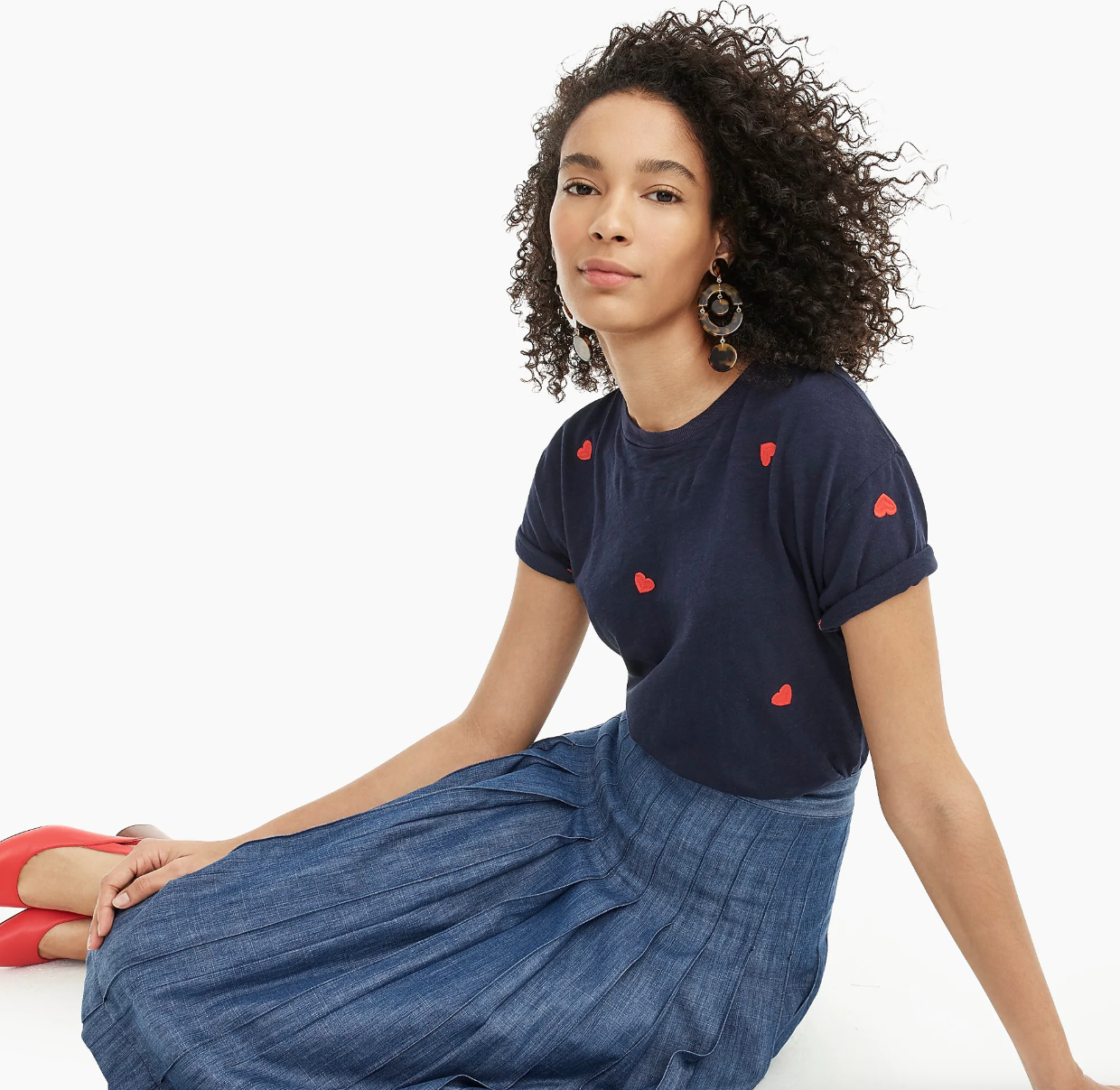 Camilla Atkins, CATKINS DESIGN for J. Crew Spring 2019, embroidered hearts tee shirt- women's apparel.png
