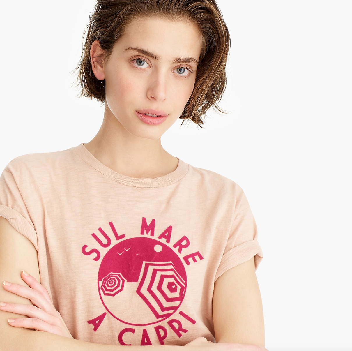 Camilla Atkins, CATKINS DESIGN for J. Crew Spring 2019, Italy screen printed tee shirt- women's apparel-3.png