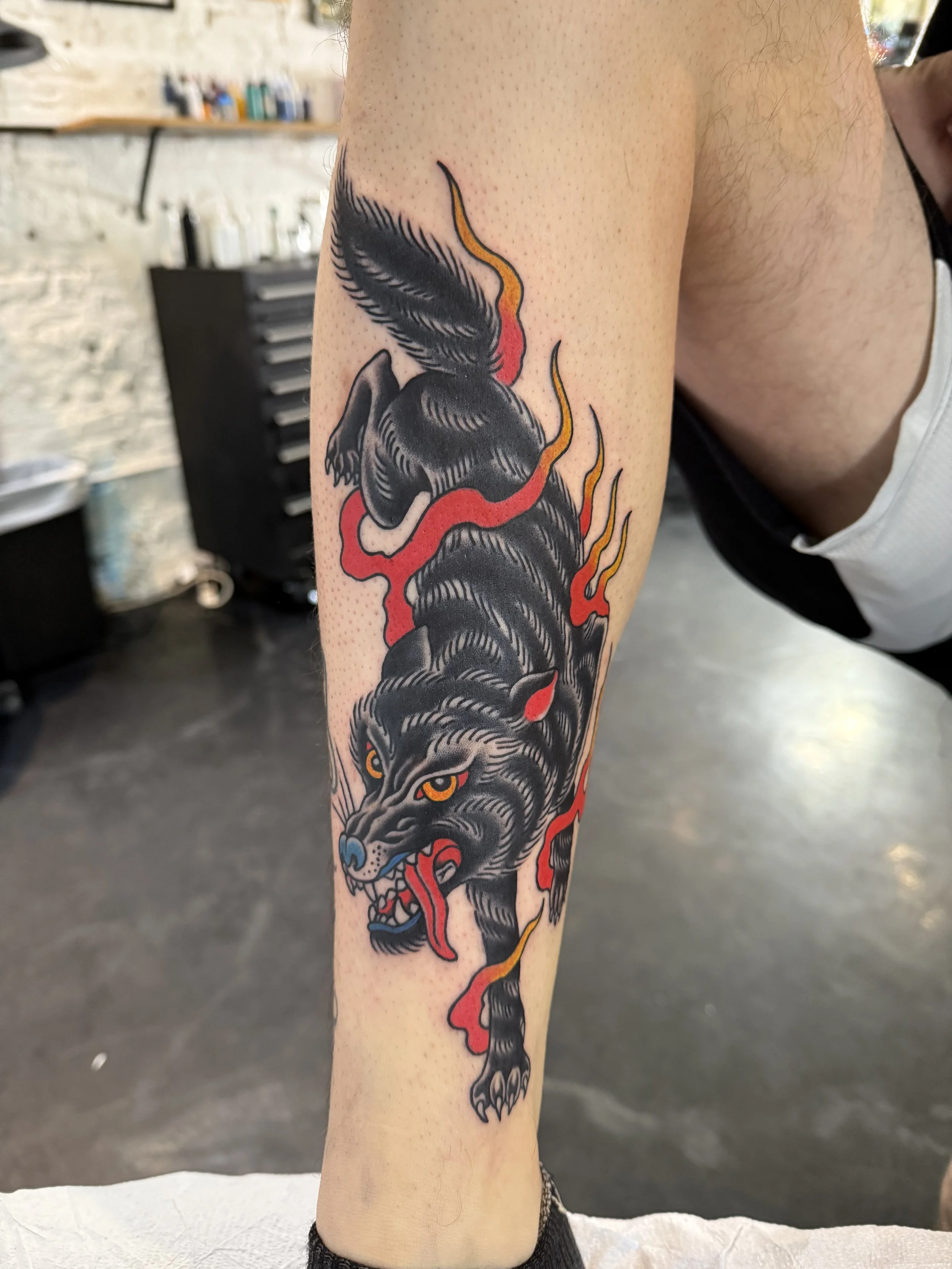 Wolf & Fire