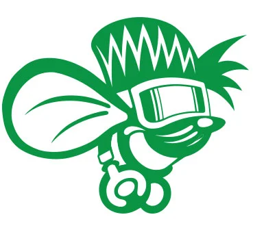 4 x 5"  FIVEL STICKER - Green