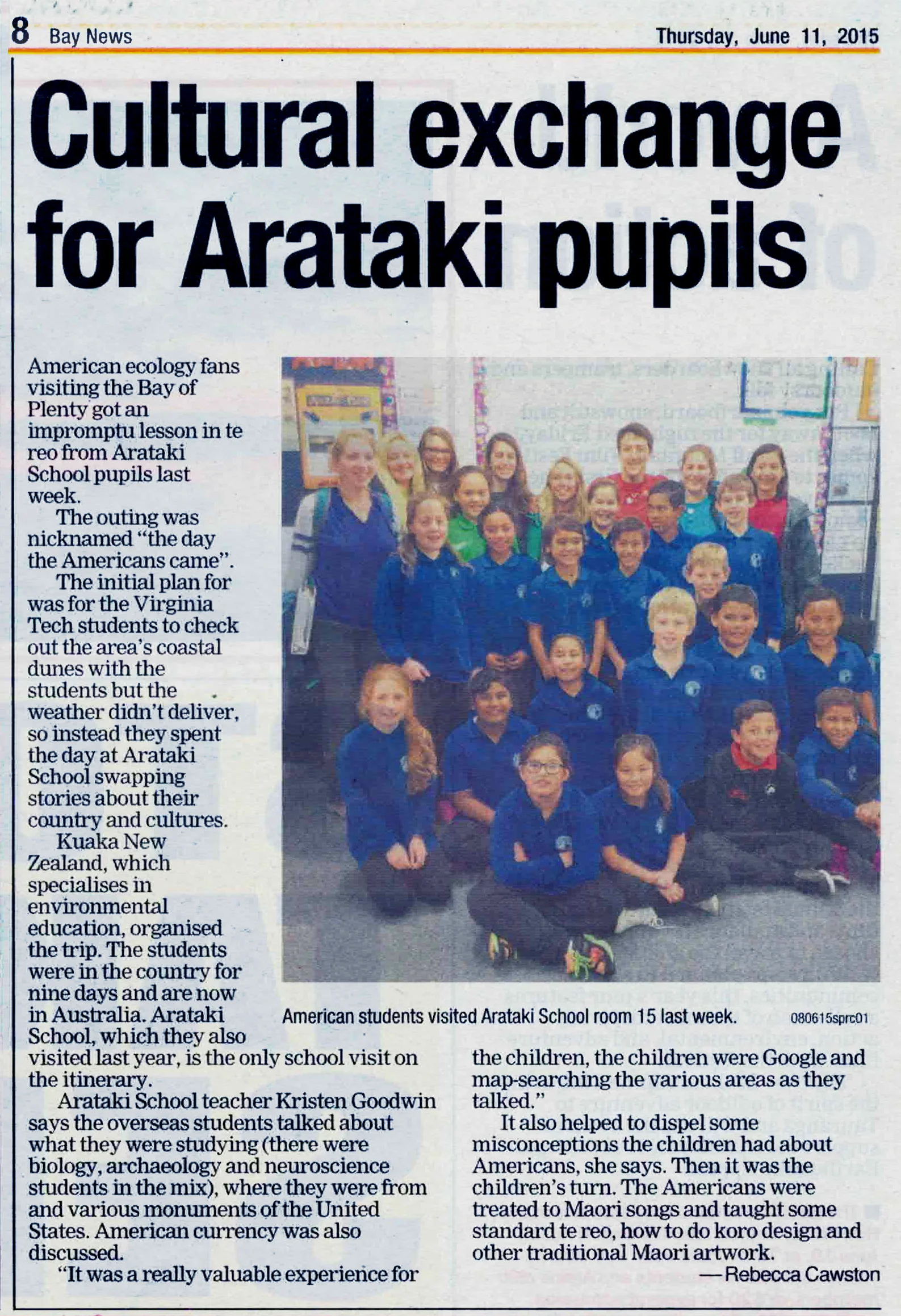 An awesome day at Arataki School!