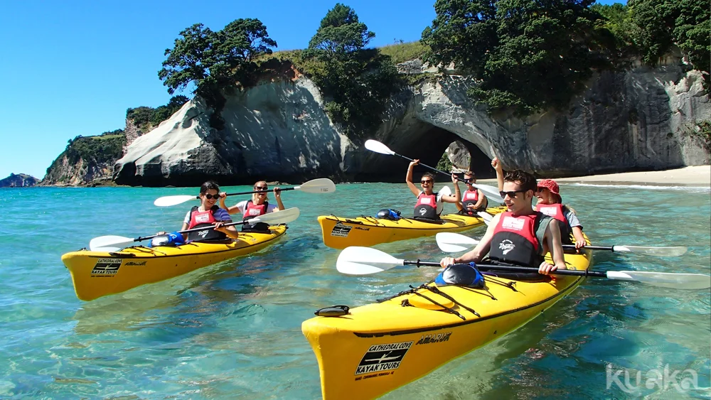 Learning new skills, like kayaking