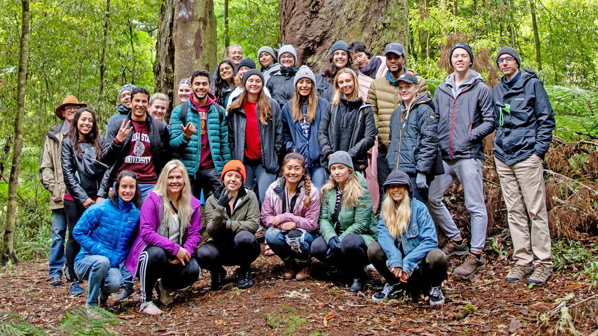 ARIZONA STATE UNIVERSITY - EXPLORING HEALTH, CULTURE, SUSTAINABILITY &amp; THE ENVIRONMENT IN NEW ZEALAND 2019   This program explores the interplay between health, culture, the environment, &amp; sustainability. Travelling almost the full length of New Zealand, learning from the friendly multicultural population insights into the challenges of providing equitable and effective health care, preserving environmental quality, &amp; promoting food sustainability. ’   Gallery