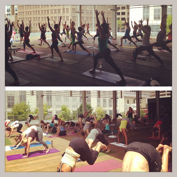 Sami teaching at Wanderlust Live