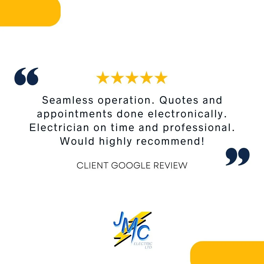 We listen to our clients and we appreciate all who have told us about their amazing experiences when JMC Electric Ltd serviced their electrical needs. 
#clientsfirst #clientspotlight #reviews #happycustomers #jmcelectricltd