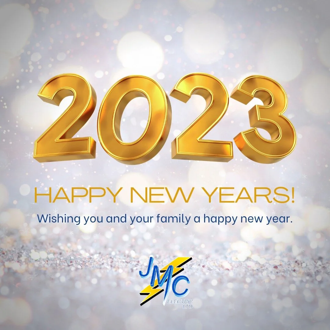 Happy New Year to all our staff and friends, and to all our customers. JMC Electric Ltd would like to wish you a happy and safe new year.