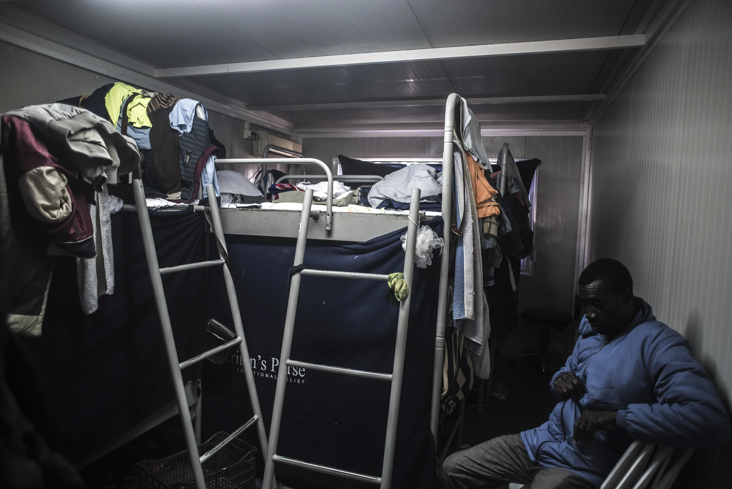 For single men without a refugee status, the process of getting an answer about your future is incredibly long. Vulnerable cases such as women, children, handicapped and so forth are given priority. Most African men have spend months and months in either camp.