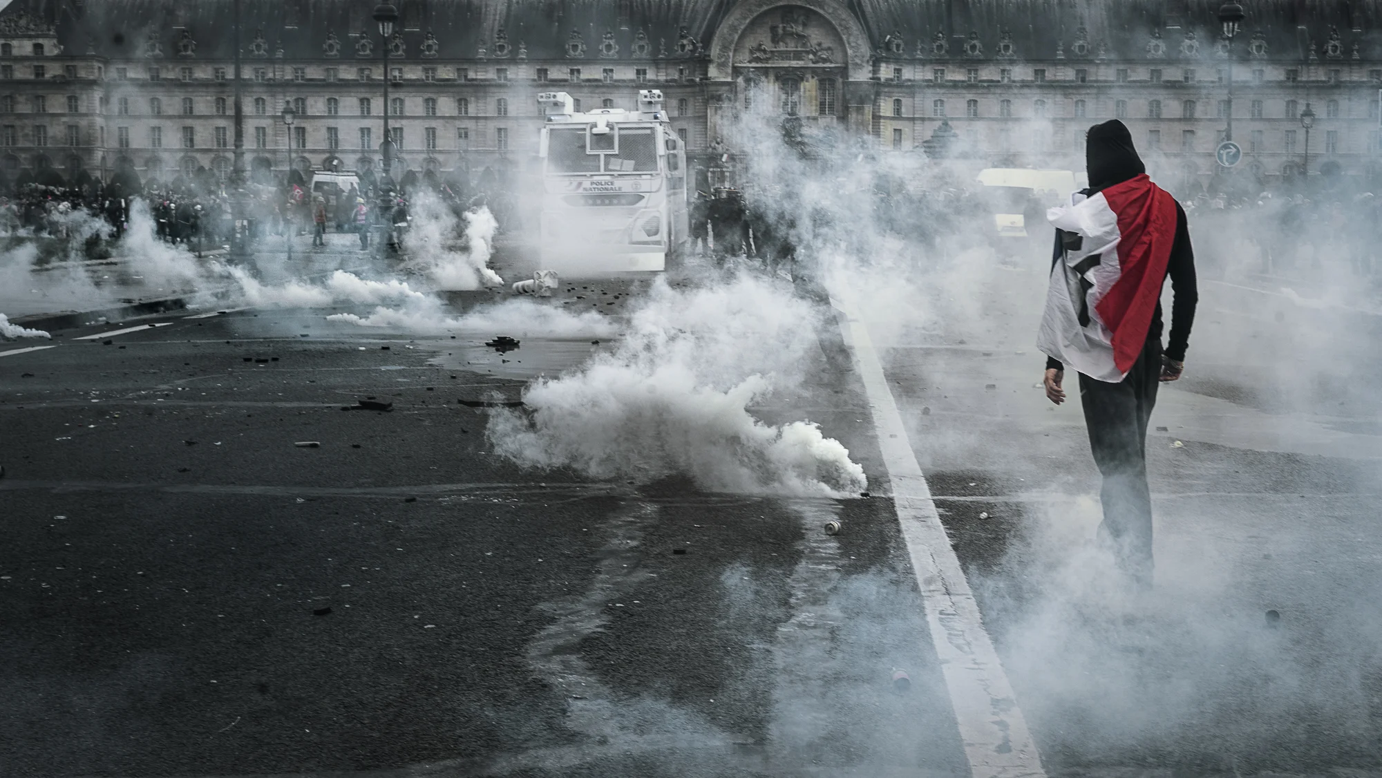 Haunting image from the protests.
