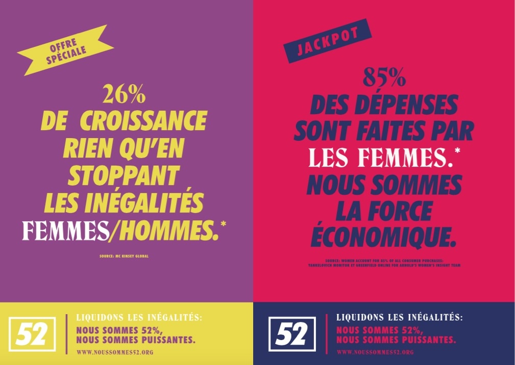 “85% of purchases are made by women. We are the economic force.” © 52