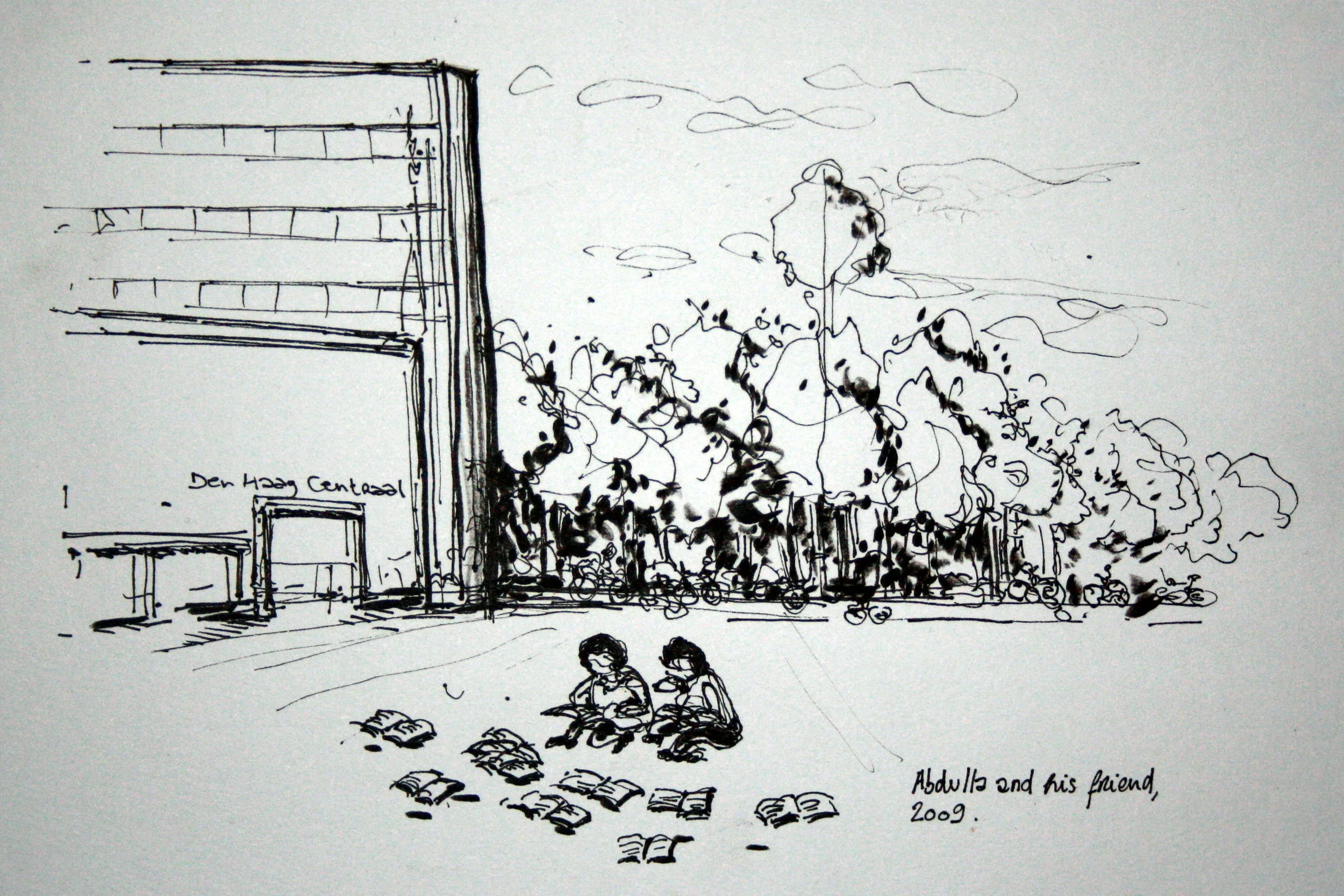 Drawing by Mona Oiry
