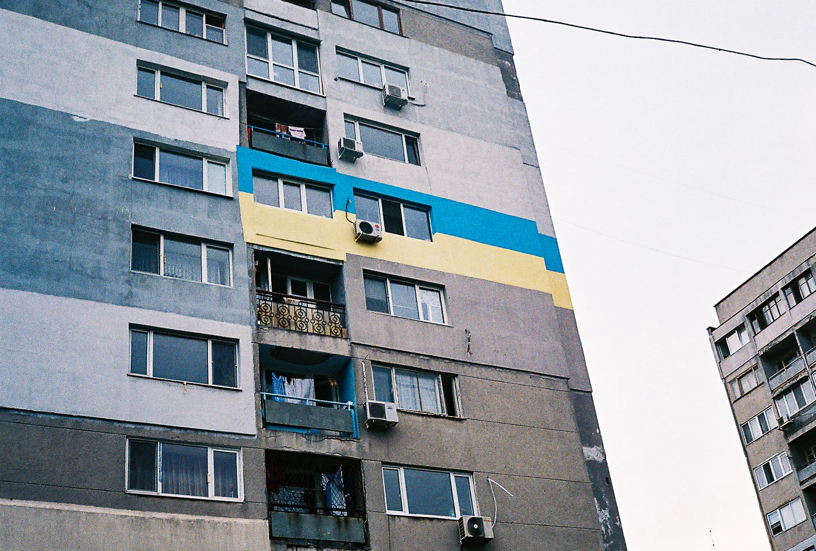 An apartment block near Odessa’s seafront promenade.