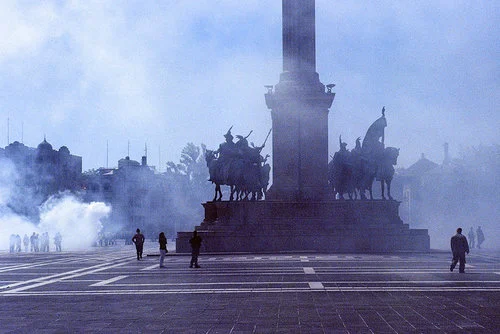 Protest in Budapest | photo by Phillip Kalantzis Cope