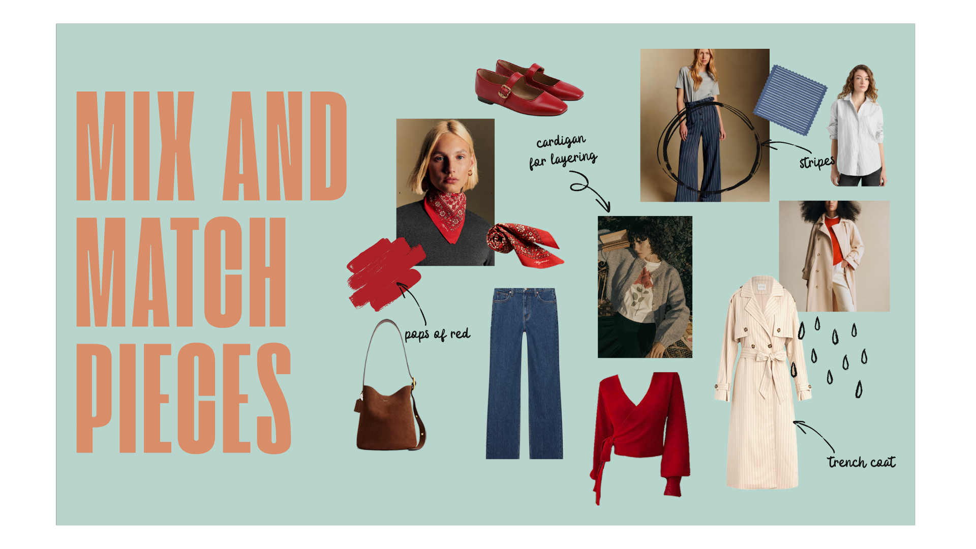 Mix and match outfit moodoard