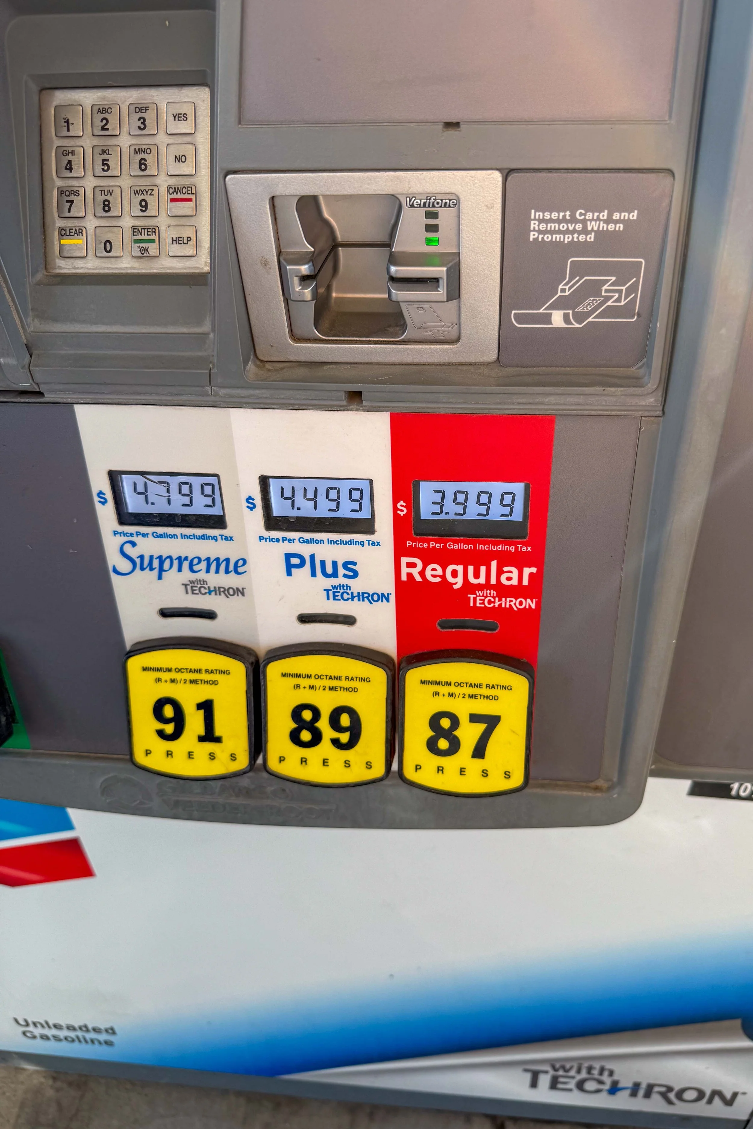 Gas prices in Hobrook Arizona