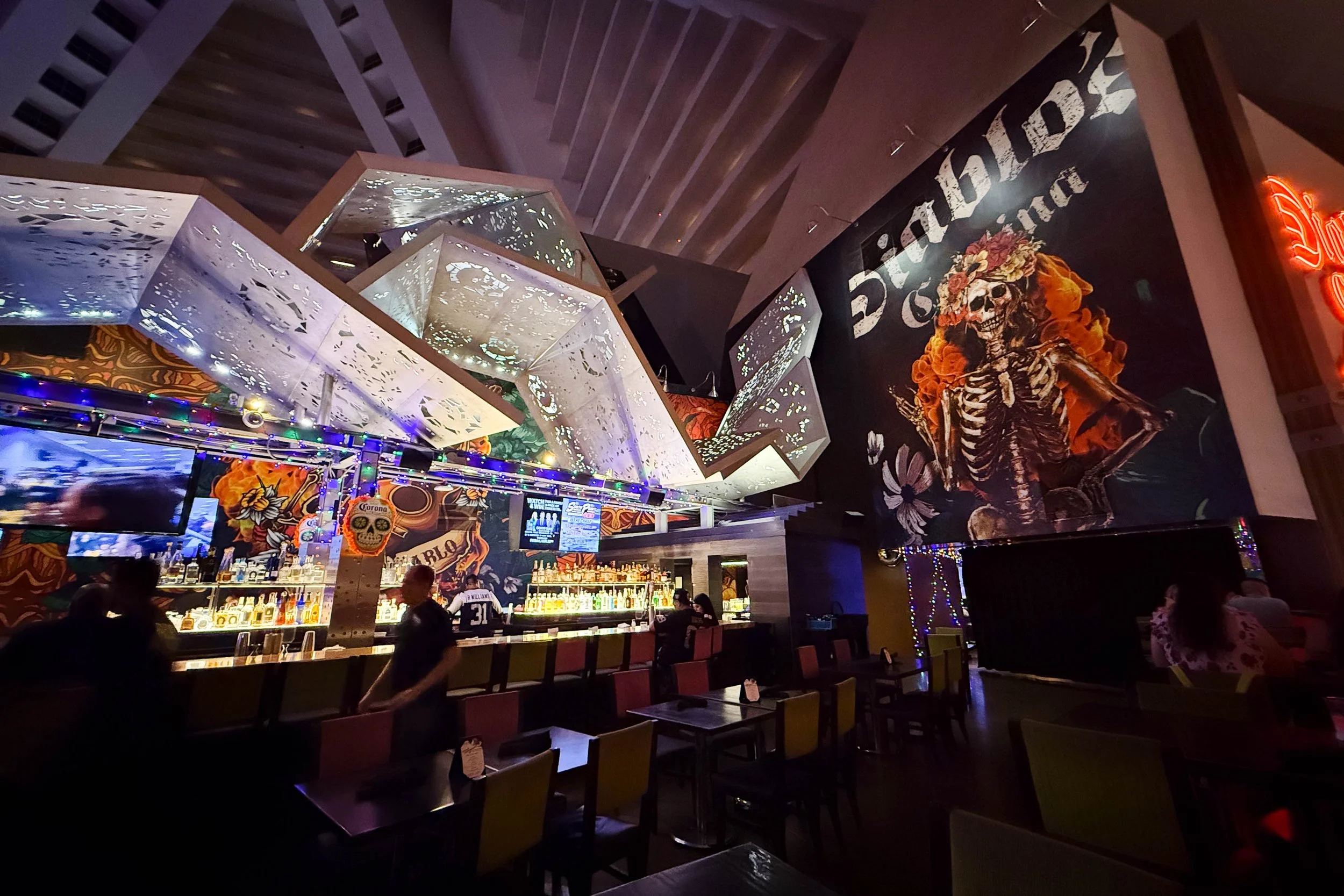 Cool ambiance at Diablo’s