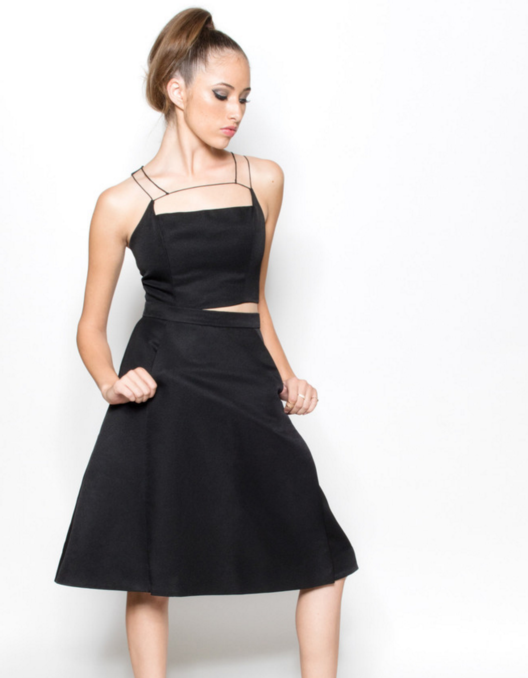 ALANA CROP TOP AND SKIRT SET