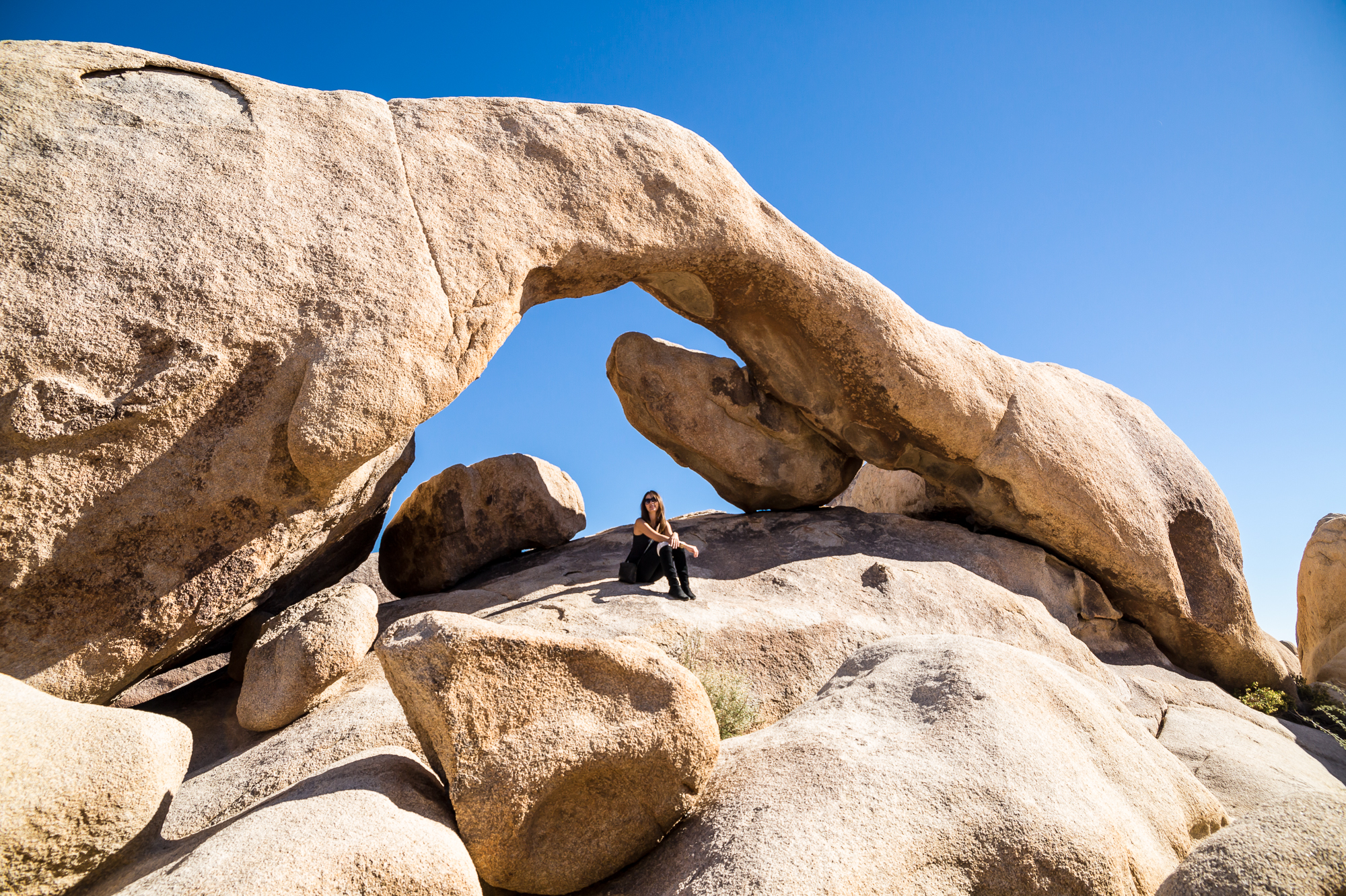 CANDY TAKING IN THE RAYS AT ARCH ROCK