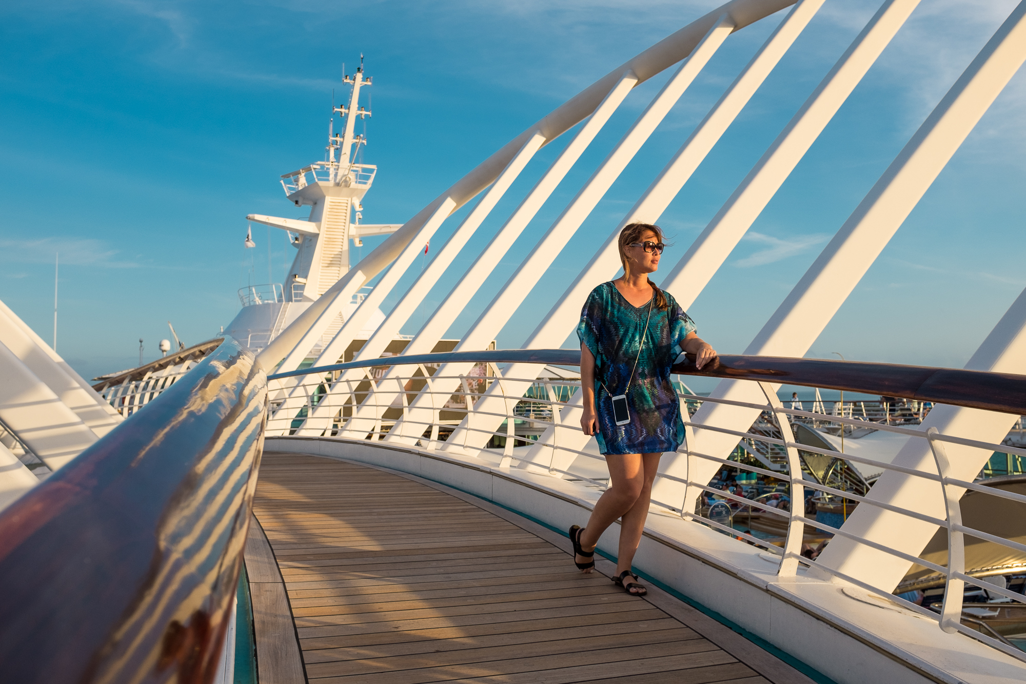WALKING AROUND THE SHIP