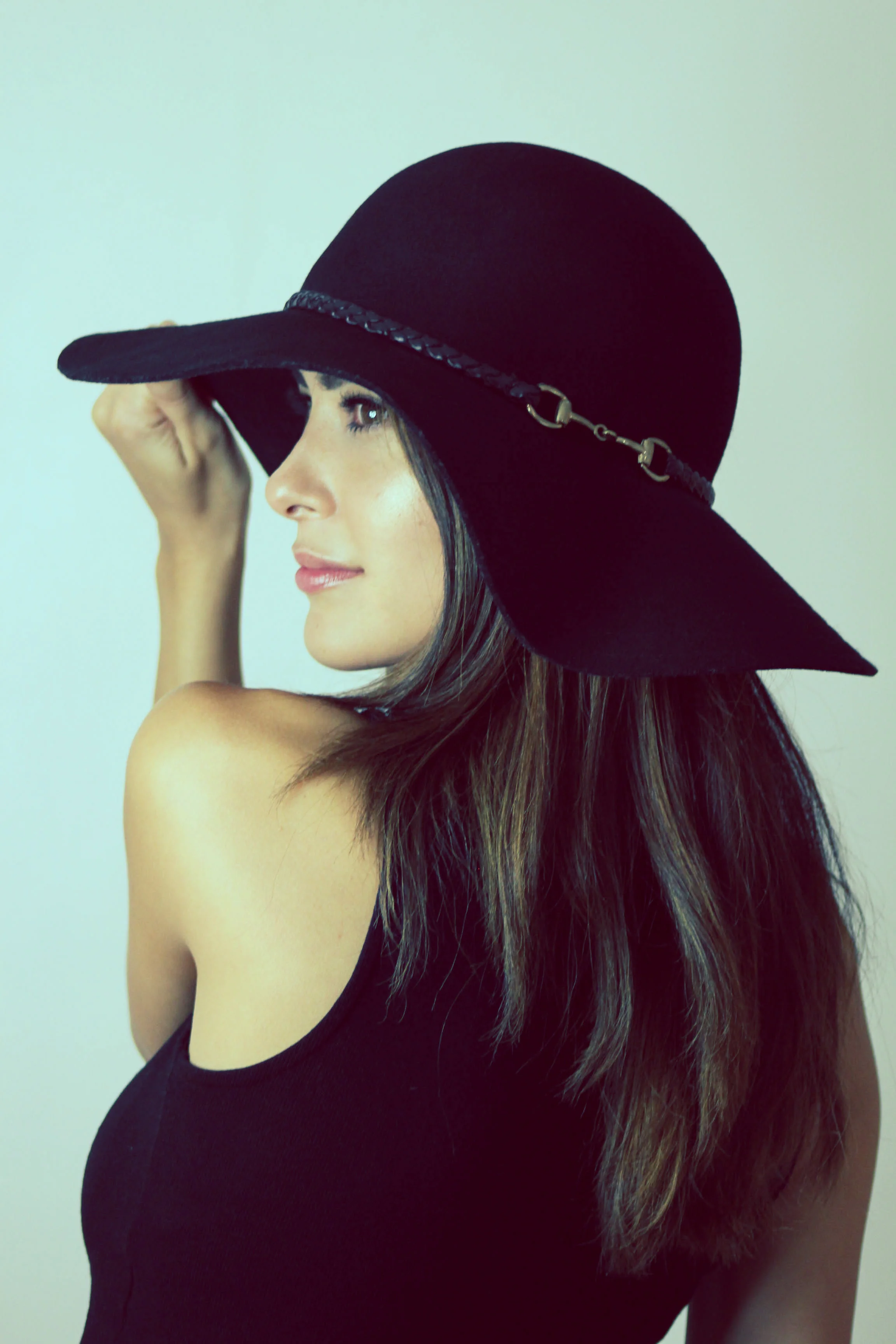 Wide Brim Felt Hat from Saks OFF 5th