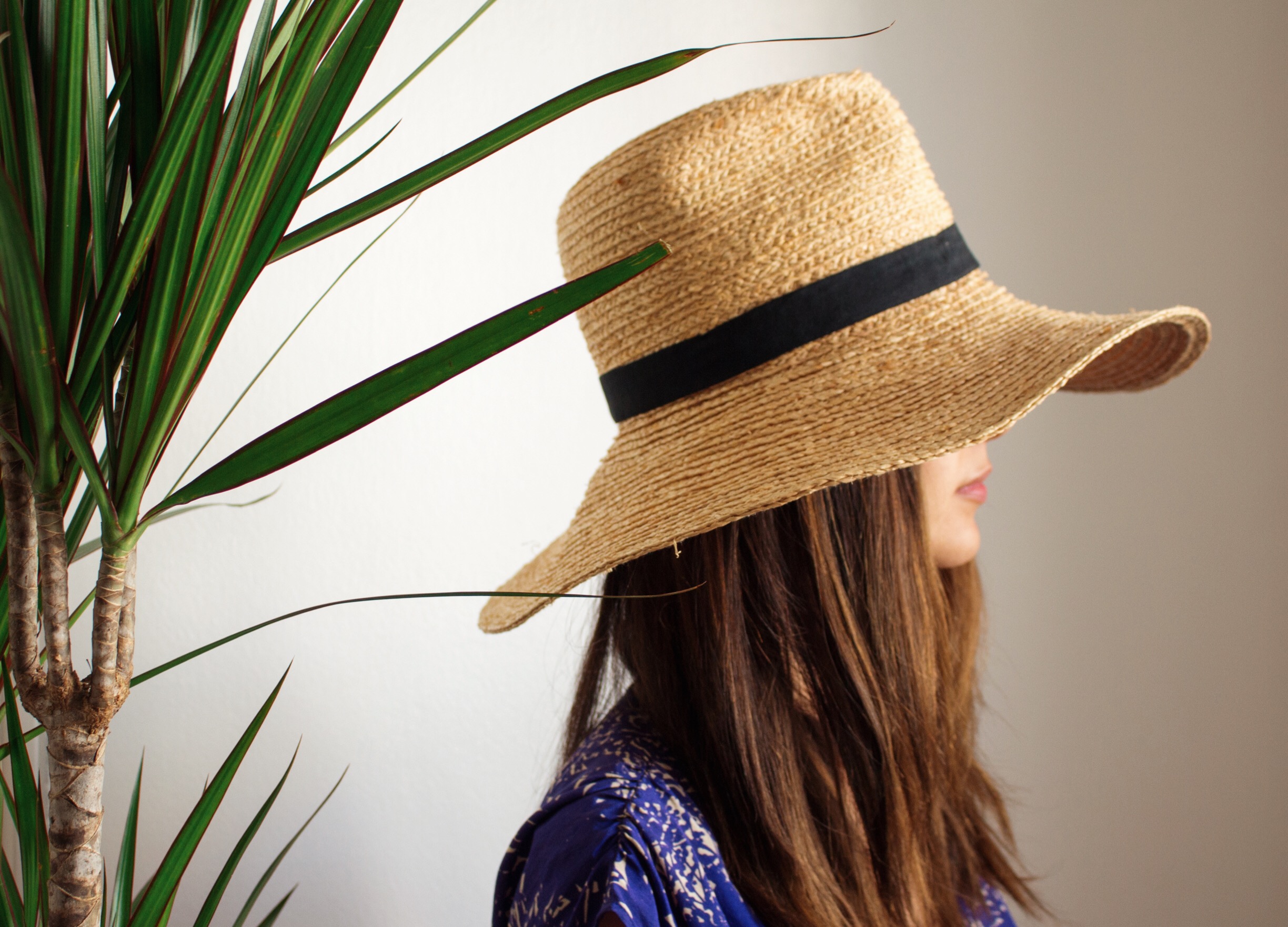 Wide Brim Straw Hat from ASOS