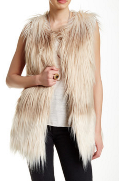 FAUX FUR VEST
