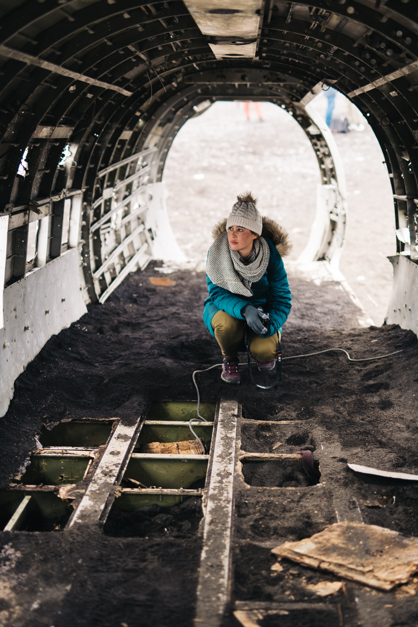 Inside of the plane wreckage (Photo by Ryan Sebastyan )