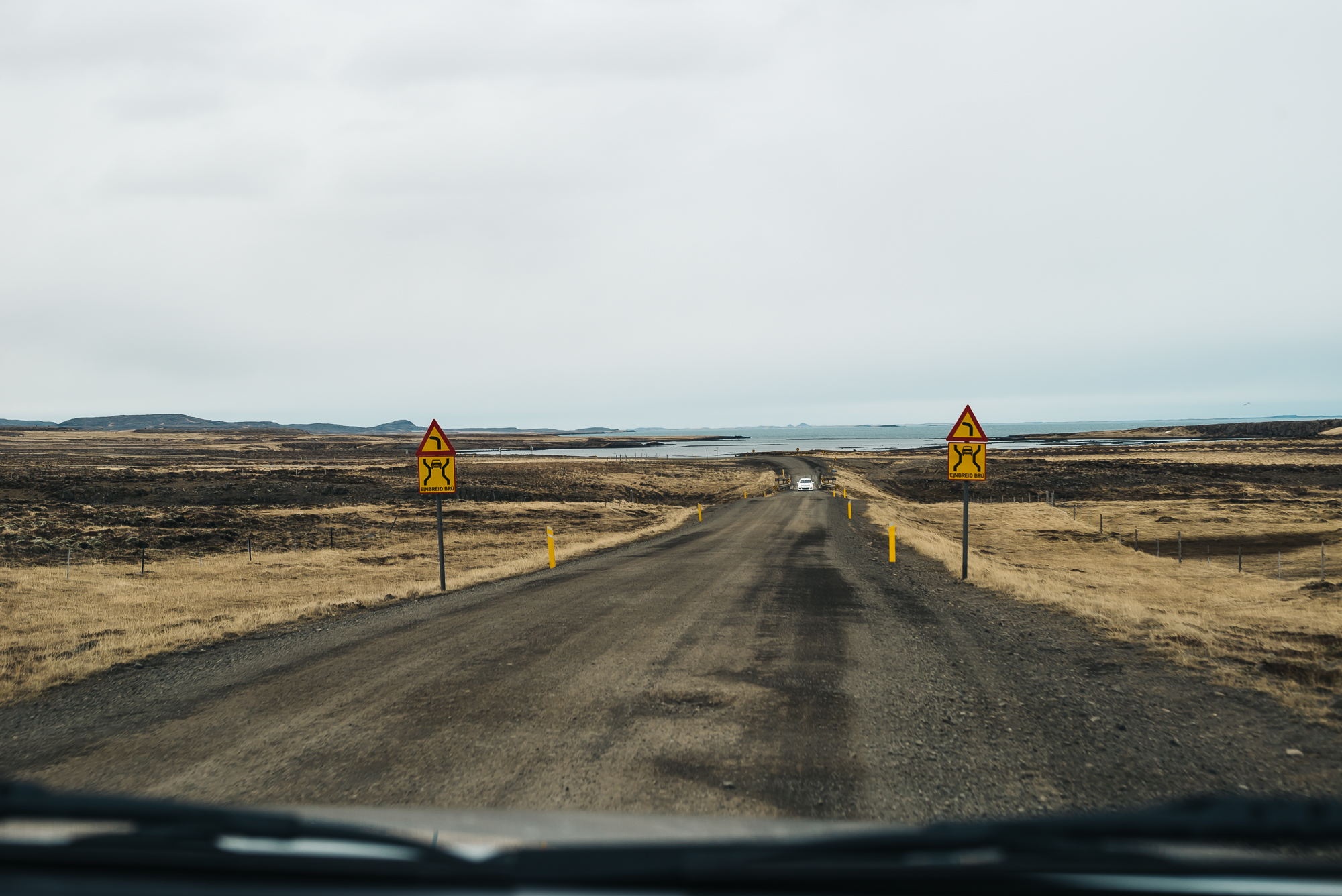 You will come across lots of one-way bridges in Iceland