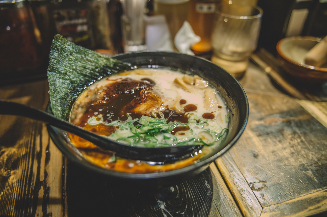 Delicious ramen at Darumanome