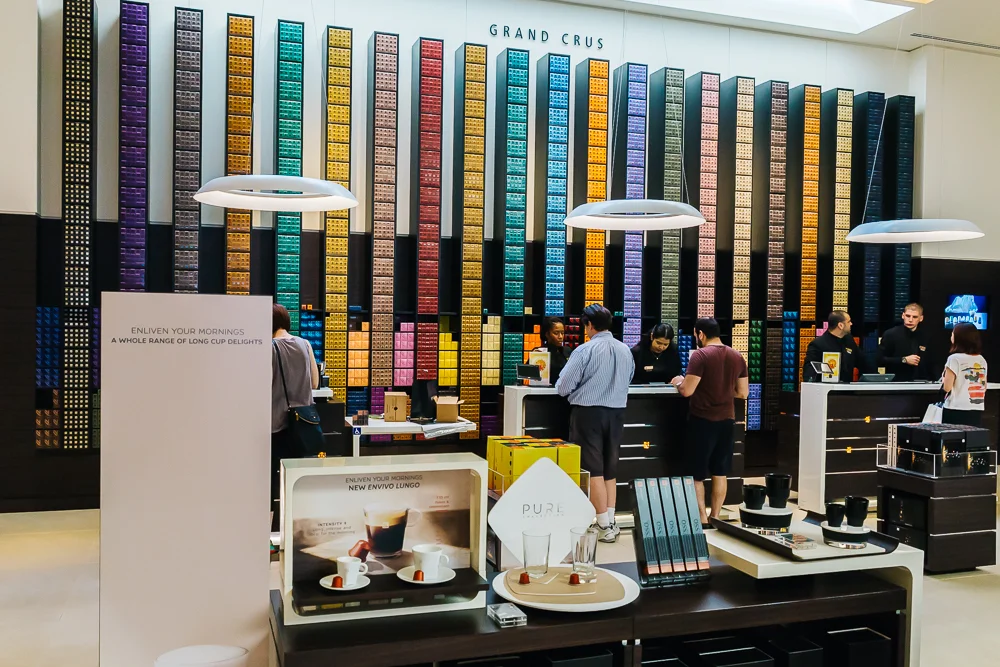 Nespresso Cafe in Beverly Hills, CA Travel Pockets