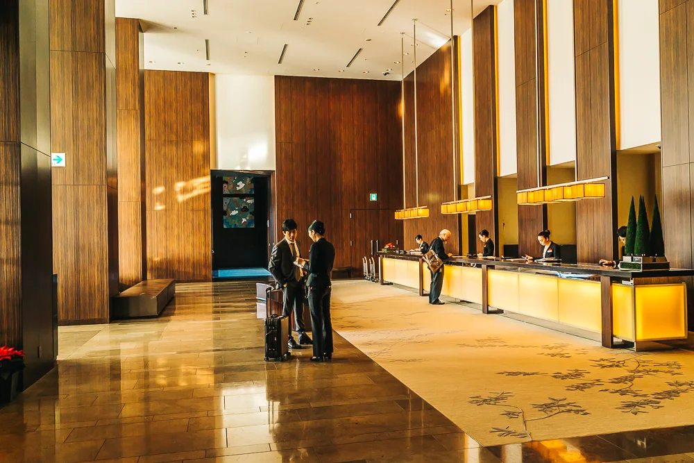 Conrad Tokyo lobby