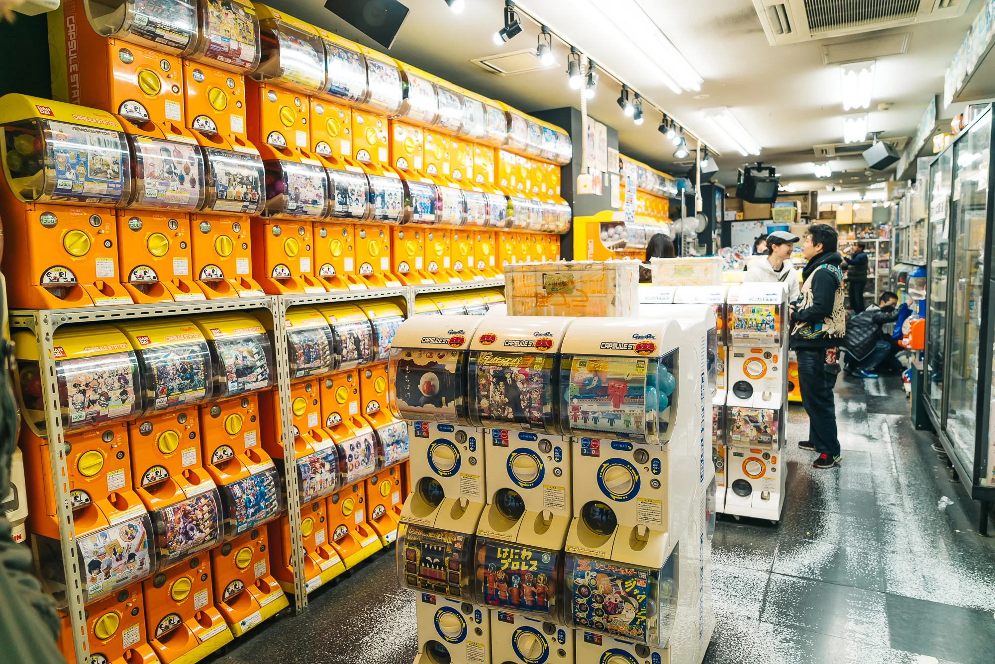 Tons of Japanese Capsule Toys at Akihabara Gachapon Kaikan