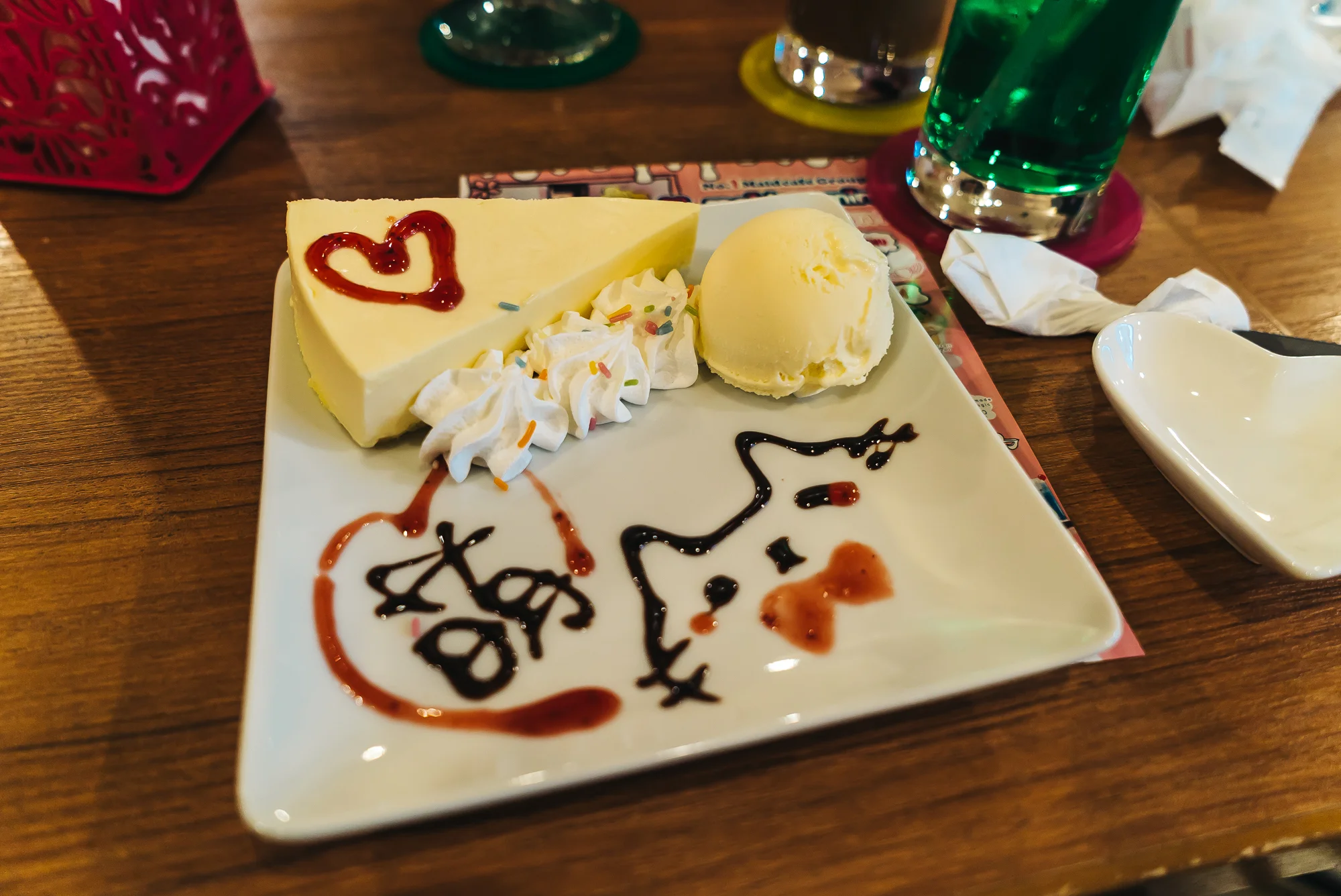 Japanese cheesecake dessert
