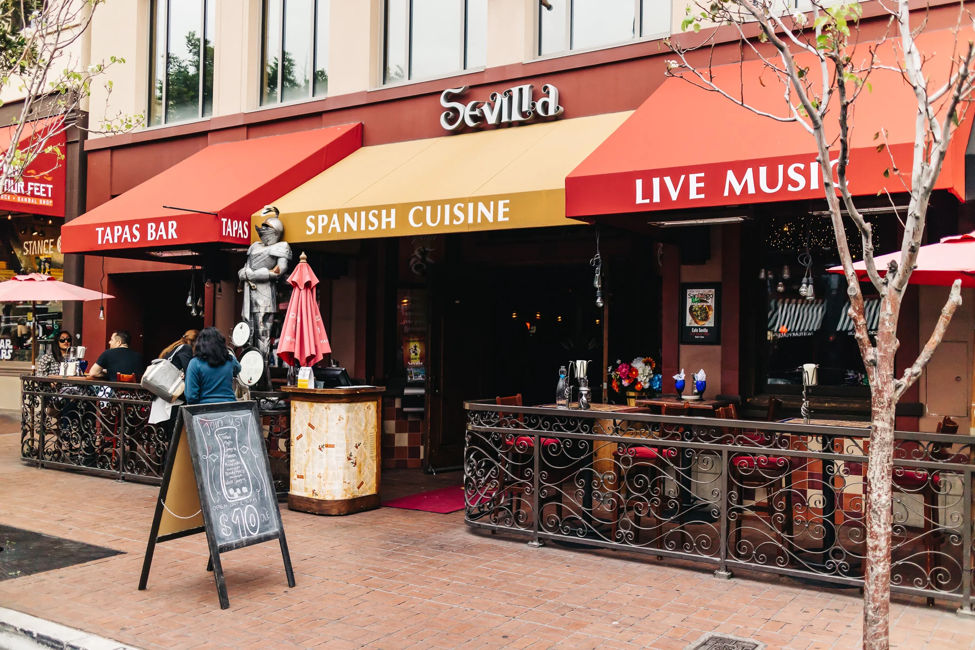 One Night in Spain at Cafe Sevilla San Diego, California Travel Pockets