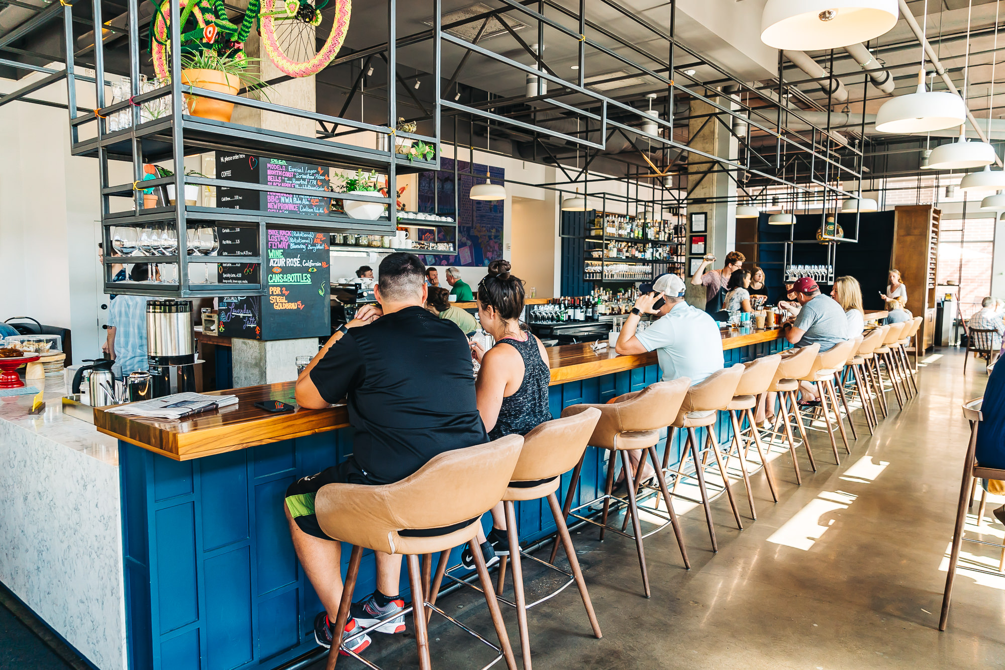 Colorful Brunch At Pressroom In Bentonville Arkansas