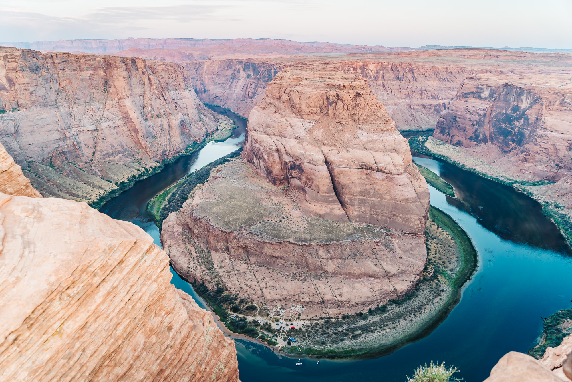 Sunrise at Horseshoe Bend
