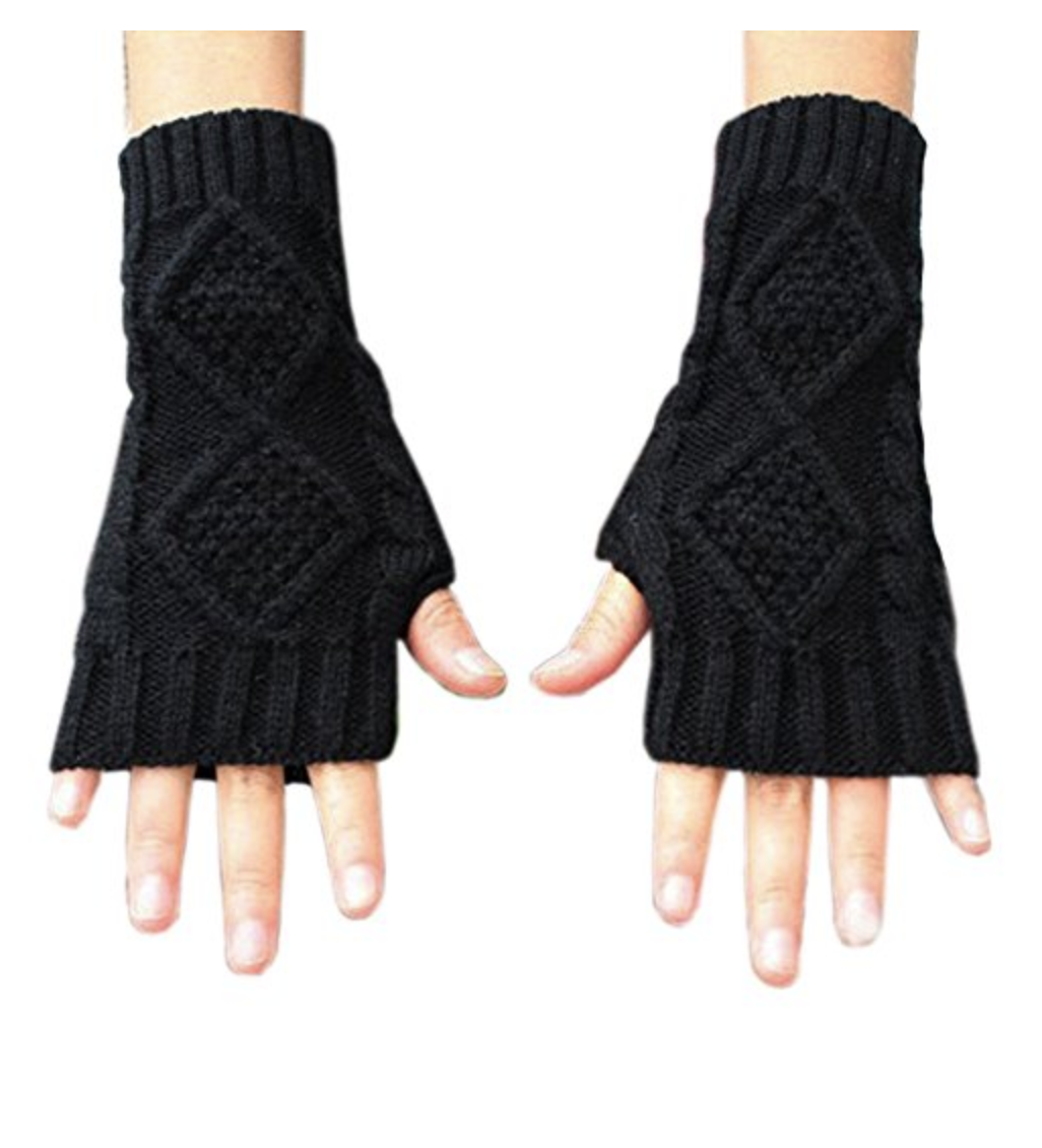 Winter Warm Fingerless Arm Warmers Gloves
