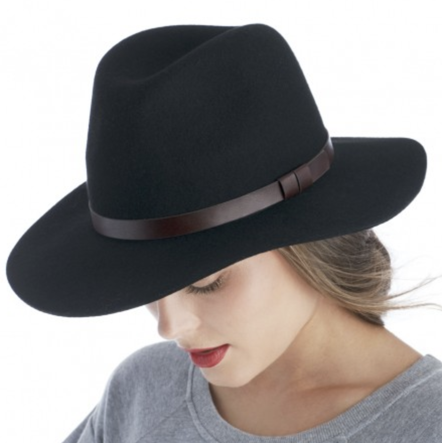 Wide Brim Fedora Hat