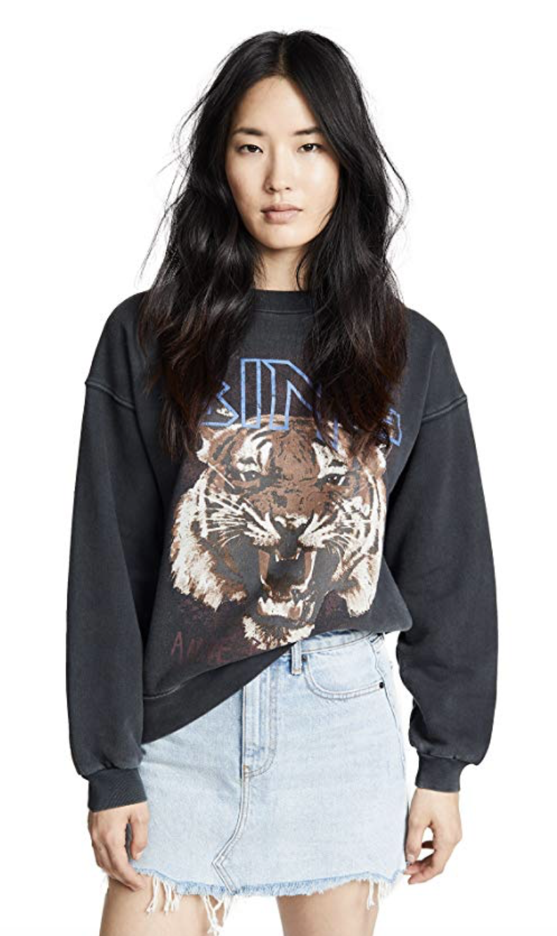 ANINE BING Women's Bing Tiger Sweatshirt