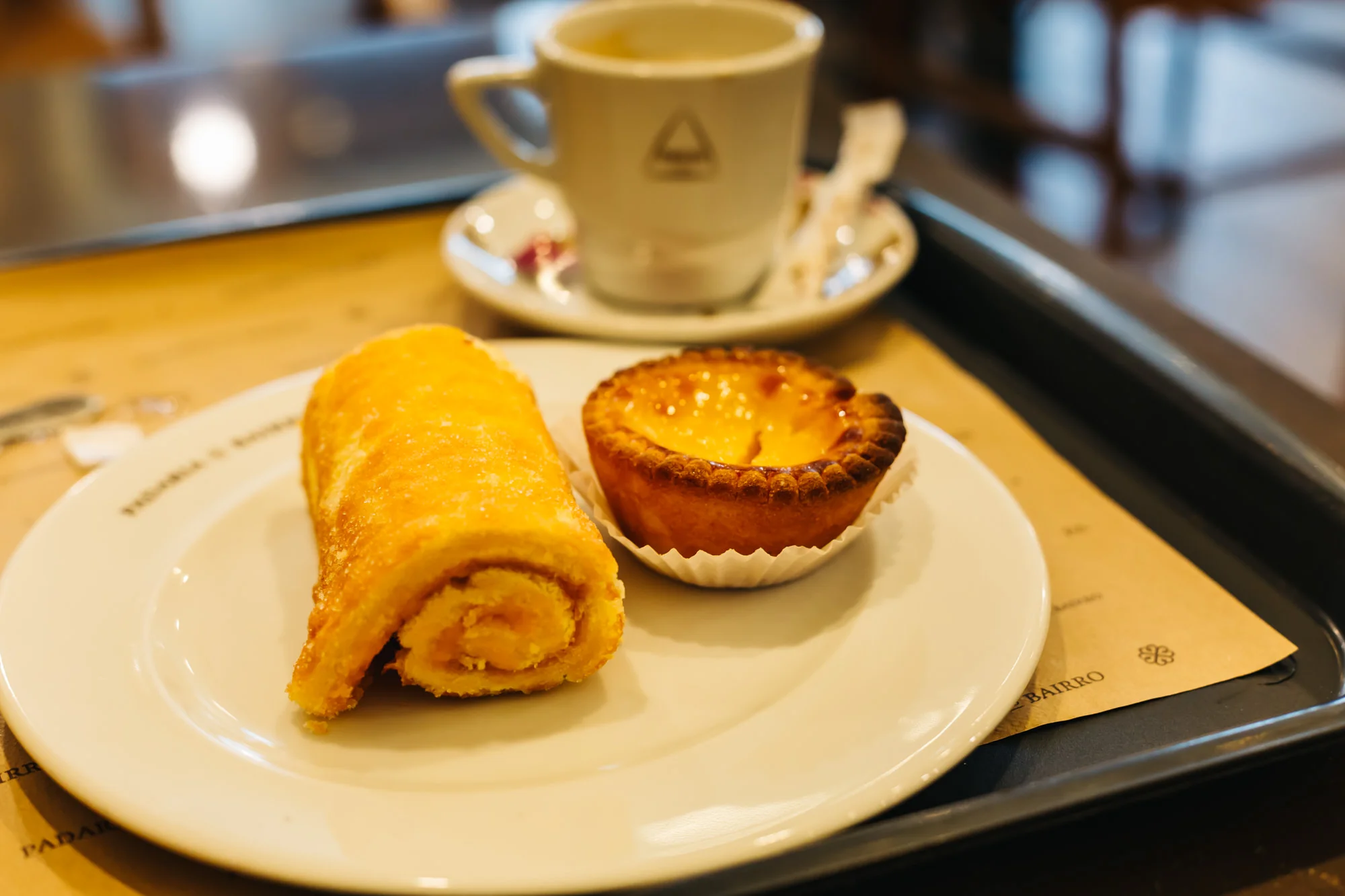 Delicious pastries from A Padaria Portuguesa