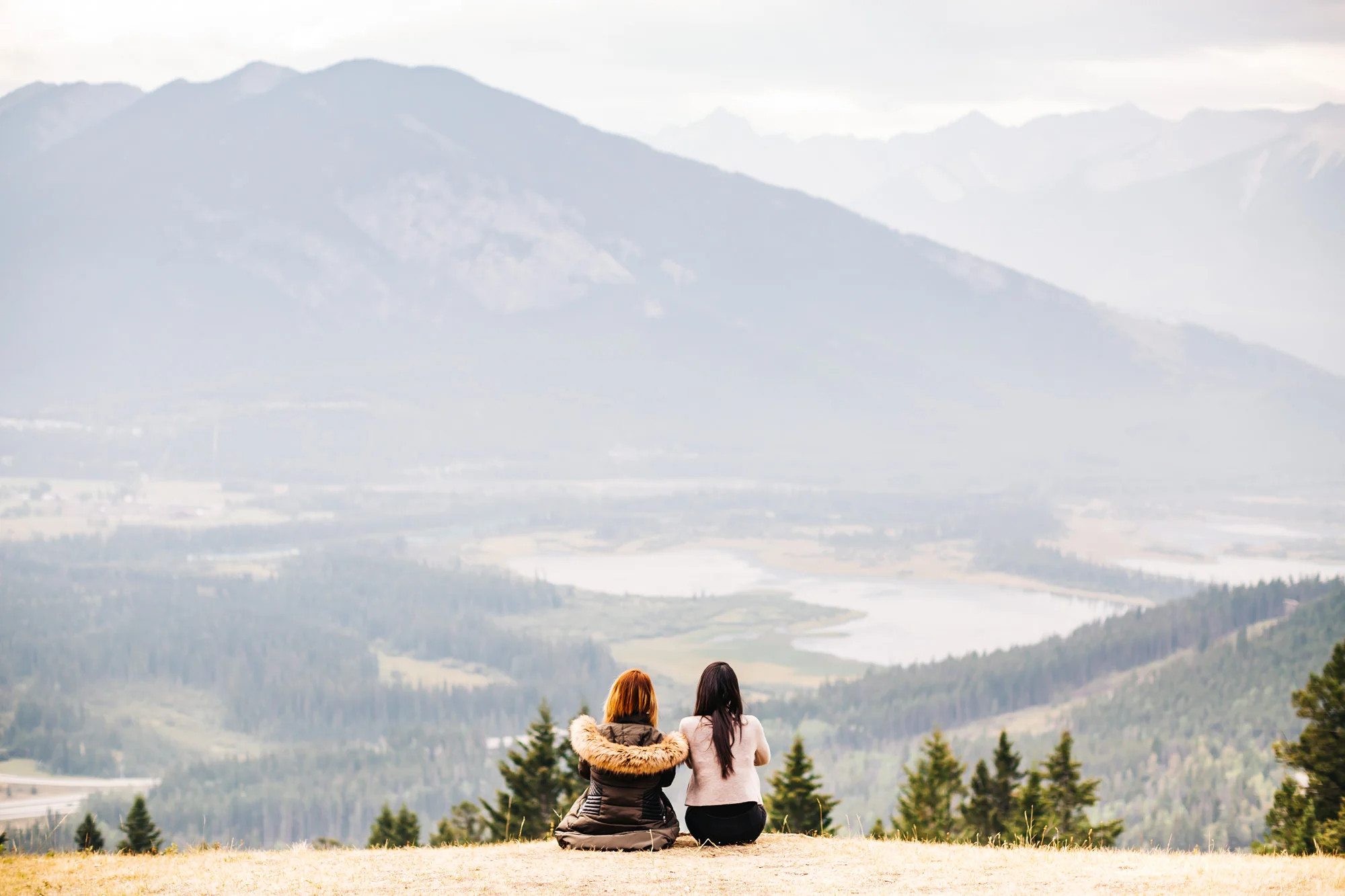 Stunning views at Mount Norquay Overlook