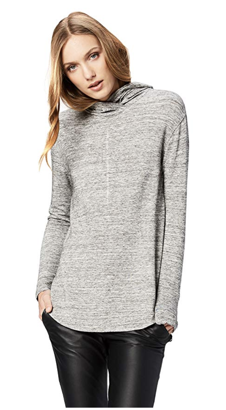 Daily Ritual Terry Long-Sleeve Hooded Pullover