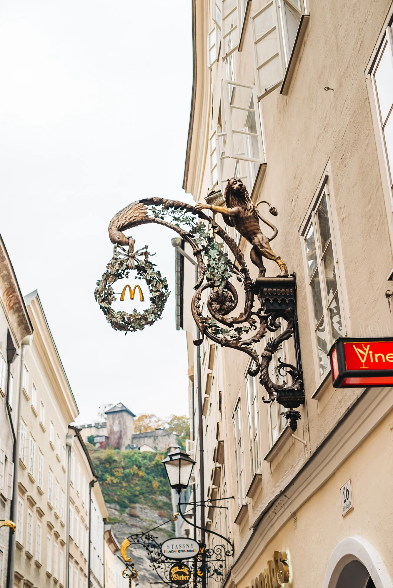 The only McDonald’s in the world with an iron sign