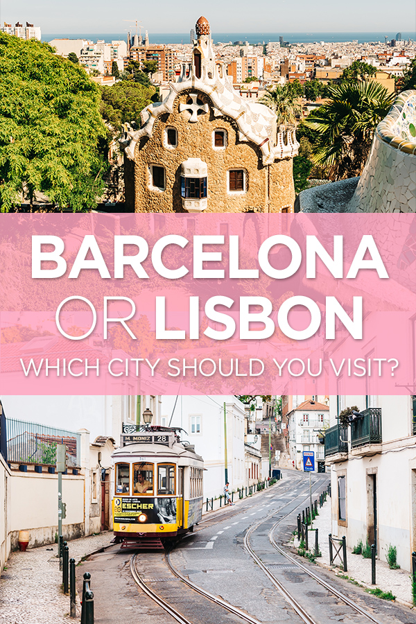 barcelona vs lisbon travel