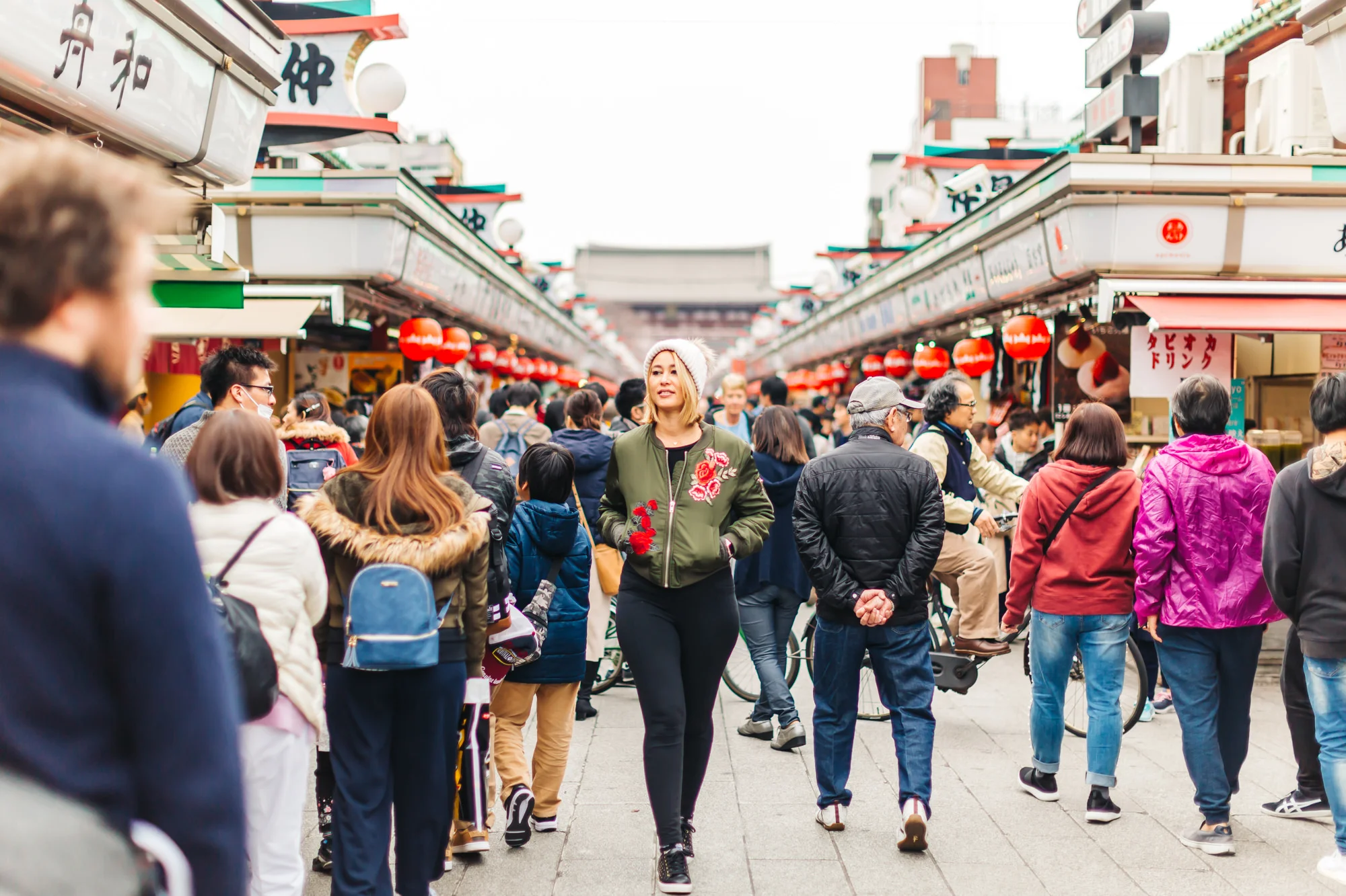 Asakusa Japan in the winter