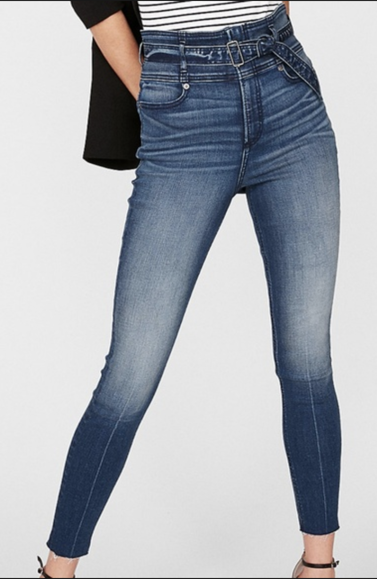 Express High Waisted Denim