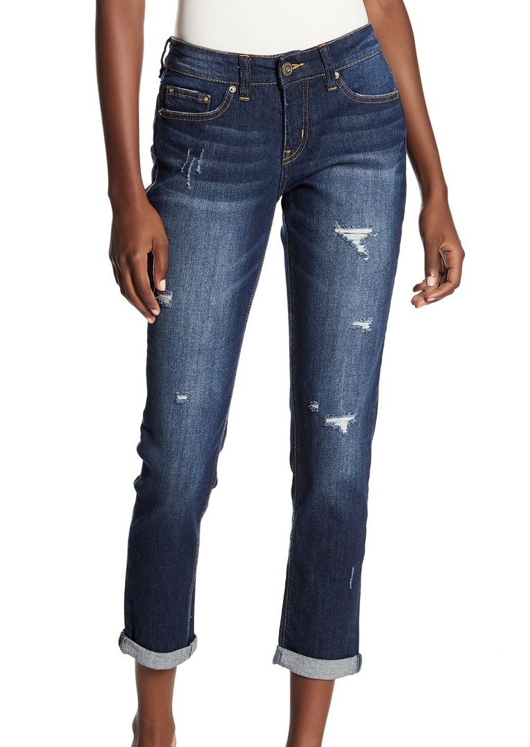 SUPPLIES BY UNION BAY Marni Distressed Skinny Ankle Jeans