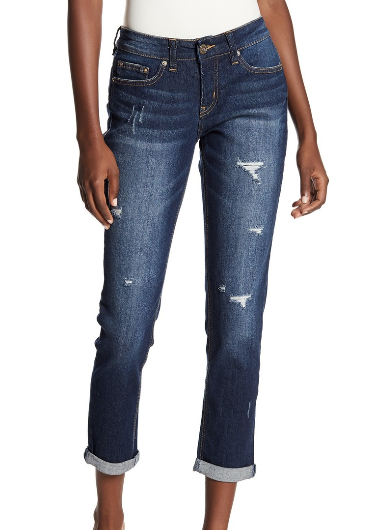 Union Bay Marni Distressed Skinny Ankle Jeans