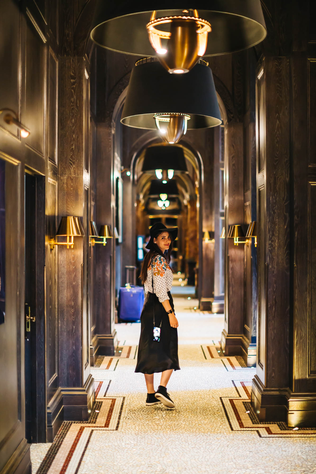 Hallway that leads to BURR + Co. Cafe