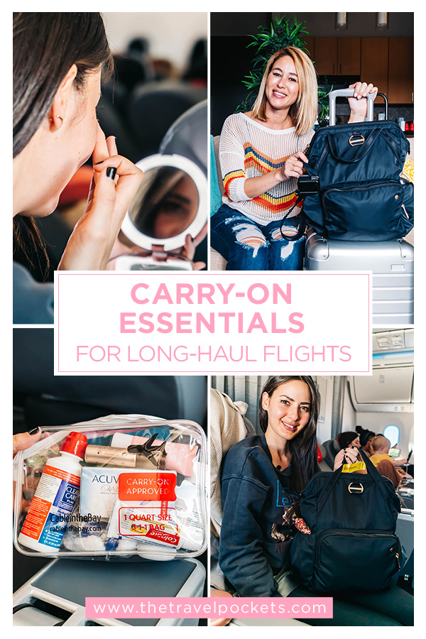 Carry-on Travel Essentials for Short and Long Flights (His & Hers